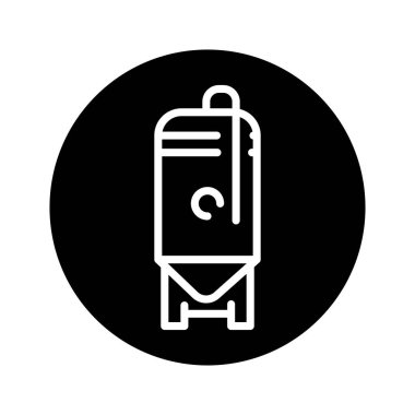 Siyah çizgi simgesi oluşturuluyor. 