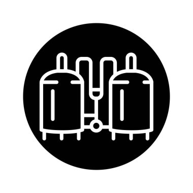 Siyah çizgi simgesi oluşturuluyor. 