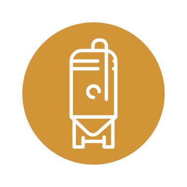 Siyah çizgi simgesi oluşturuluyor. 