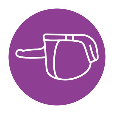 Strapon renk çizgisi simgesi. Web sayfası için resim grafiği