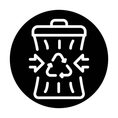 Waste upcycle color flat icon. Zero waste lifestyle. Eco friendly.