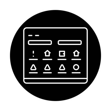 Smart home system color line icon. System intelligent control house. 