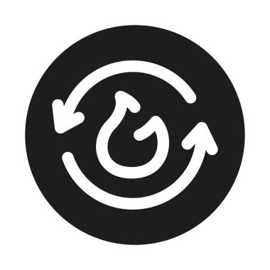 Kalori çizgisi siyah ikonu. Beslenme bilgileri.