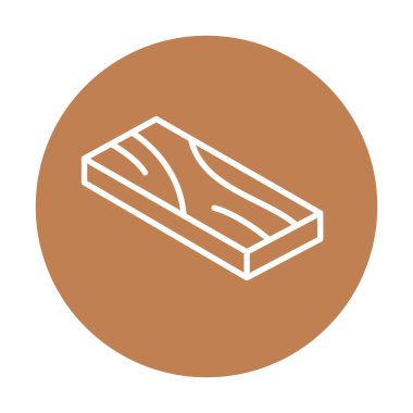 Ahşap ahşap ahşap çizgi siyah ikon. Web sayfası, mobil uygulama, düğme, logo için imzala.