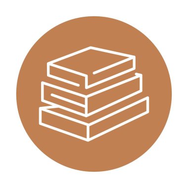 Ahşap malzemeler siyah simge çizgisi. Web sayfası, mobil uygulama, düğme, logo için imzala.