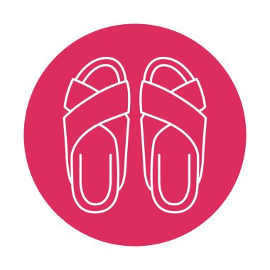 Yazlık kıyafetler. Vektör izole ögesi.