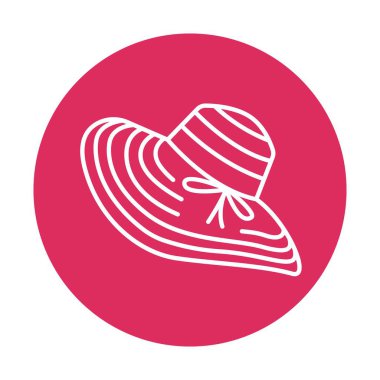 Yazlık kıyafetler. Vektör izole ögesi.