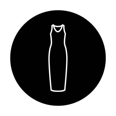 Yazlık kıyafetler. Vektör izole ögesi.