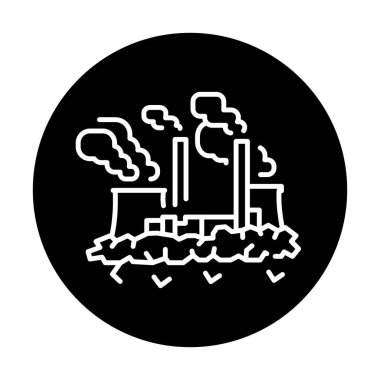 Alternatif enerji kaynağı. Vektör izole ögesi.