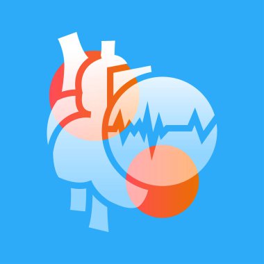 Kalp çizgisi simgesi. Web sayfası, mobil uygulama, düğme, logo için imza. İzole edilmiş vektör düğmesi. Düzenlenebilir vuruş.