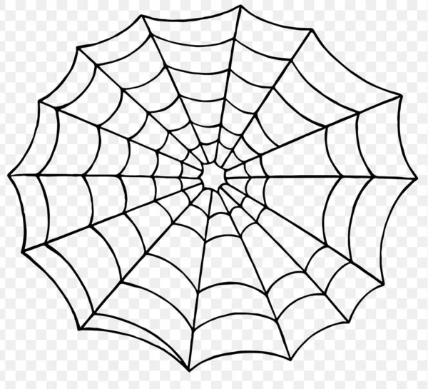 할로윈 배경에는 거미줄 분리되거나 텍스트를 포스터 팜플렛의 템플릿 온라인 일러스트등 — 스톡 벡터