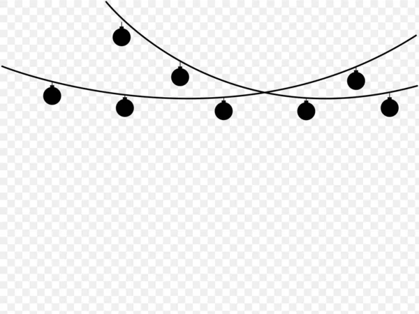 Julbollar Hängande Från Toppen Isolerad Png Eller Transparent Bakgrund Grafiska — Stock vektor