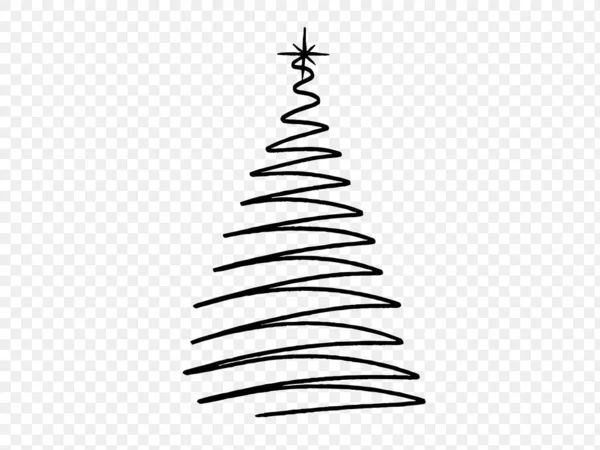 雪景上的圣诞树在粉色或透明的背景 新年的图形资源 生日和奢侈卡片上隔离 矢量说明 — 图库矢量图片