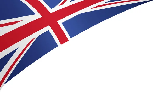 Flaggenschwenken Des Vereinigten Königreichs Isoliert Auf Png Oder Transparentem Hintergrund — Stockfoto