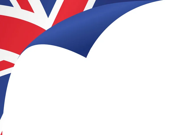 Размахивание Флагом Великобритании Png Прозрачном Фоне Флаги Соединенного Королевства Великобритании — стоковое фото