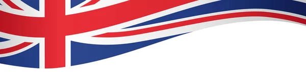 Bandera Ondeante Del Reino Unido Aislada Sobre Fondo Png Transparente —  Fotos de Stock