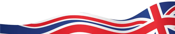 Acenando Bandeira Reino Unido Isolado Png Fundo Transparente Símbolos Reino — Fotografia de Stock