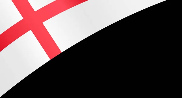 England Vlag Golf Geïsoleerd Png Transparante Achtergrond Symbool Engeland Sjabloon — Stockvector