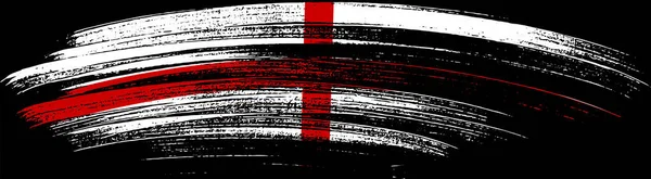 Σημαία Αγγλίας Πινέλο Χρώμα Υφή Απομονώνονται Png Διαφανές Φόντο Σύμβολο — Διανυσματικό Αρχείο