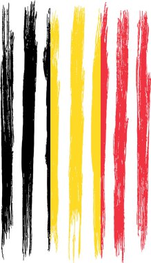 Germany  flag with brush paint textured isolated  on png or transparent background,Symbol Germany,template for banner,advertising ,promote, design,vector,top  win sport country