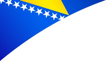 Bosnia and Herzegovinaflag with military fighter jets isolated   background 