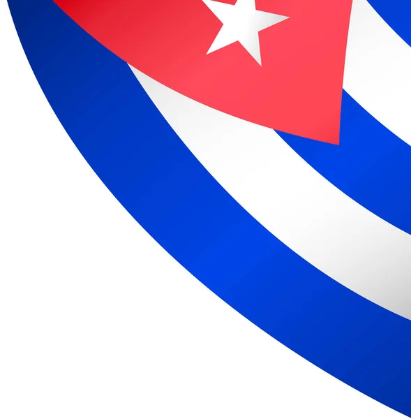 Onda Bandera Cuba Aislada Sobre Fondo Png Transparente — Archivo Imágenes Vectoriales