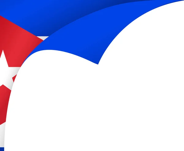 Cuba Vlaggengolf Geïsoleerd Png Transparante Achtergrond — Stockvector