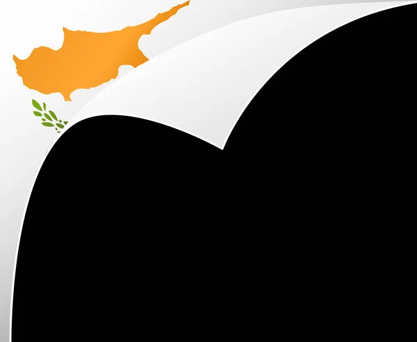 Волна Флага Кипра Изолирована Png Прозрачном Фоне — стоковый вектор