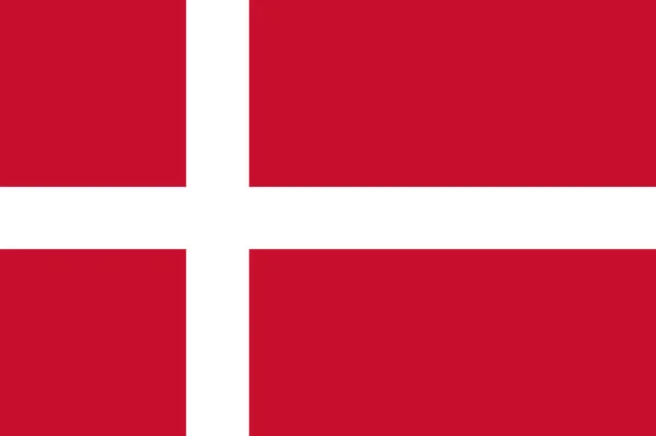 Danimarka Bayrak Dalgası Png Veya Şeffaf Arkaplanda Izole Edildi — Stok Vektör