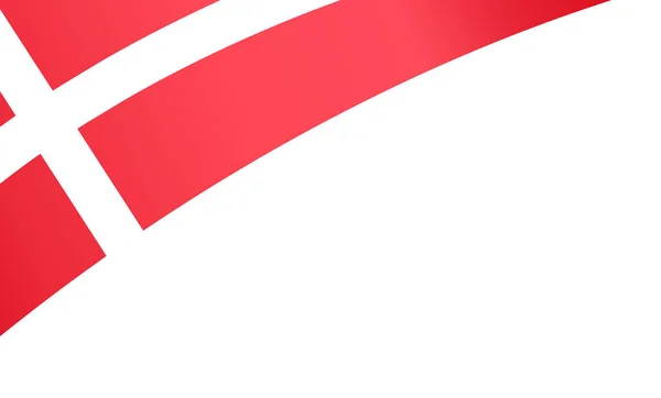 Κύμα Σημαίας Της Δανίας Απομονωμένο Png Διαφανές Φόντο — Διανυσματικό Αρχείο