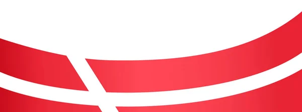 Bandera Dinamarca Onda Aislada Png Fondo Transparente — Vector de stock