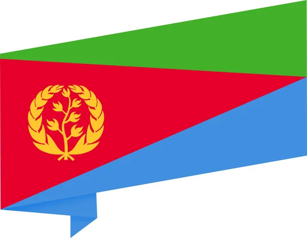 Ερυθραία Κύμα Σημαίας Απομονωμένο Png Διαφανές Φόντο — Διανυσματικό Αρχείο