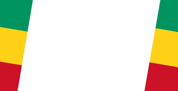 Хвиля Прапора Гвінеї Ізольована Пінгу Або Прозорому Фоні — стоковий вектор