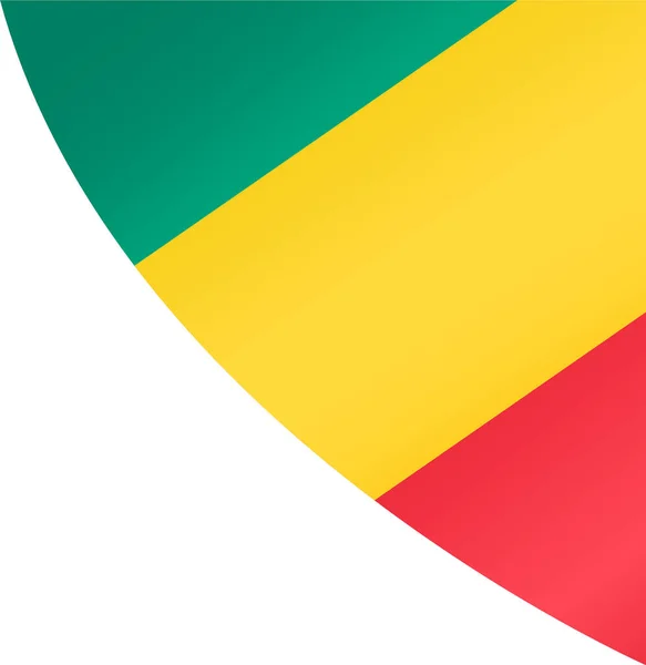 Κύμα Σημαίας Γουινέας Απομονωμένο Png Διαφανές Φόντο — Διανυσματικό Αρχείο