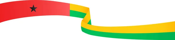 Guinea Bissau Flagge Auf Transparentem Oder Png Hintergrund — Stockvektor