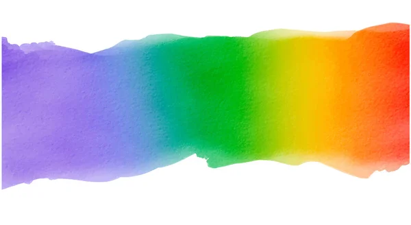Rainbow Flag Watercolor Background Lgbt Pride Month Texture Concept Vector — Stock Vector