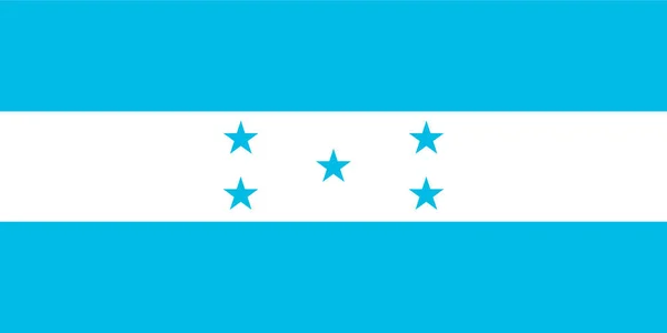Honduraská Vlajková Vlna Izolovaná Png Nebo Průhledném Pozadí — Stockový vektor