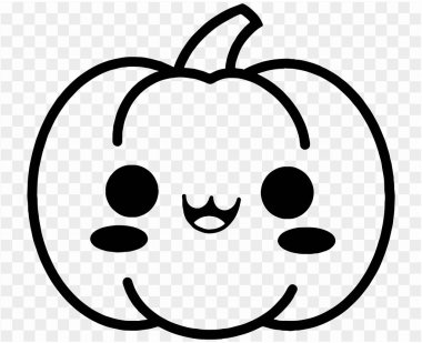 Tatlı balkabağı karakteri şükran günü öğeleri için png 'de izole edilmiş. 