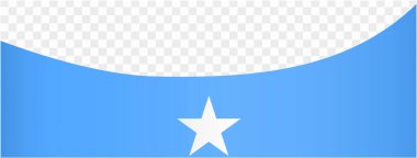 Somali bayrak dalgası png veya şeffaf arkaplan vektörü resimlemesinde izole edildi.