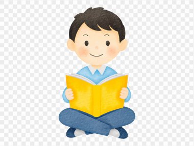 Okul eğitimi için suluboya çocuk ve çocukların eğitim vektörü.