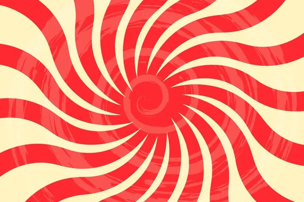 Ретро Фоновые Солнечные Лучи Спираль Центре Конфеты Фон Узор Векторная — стоковый вектор