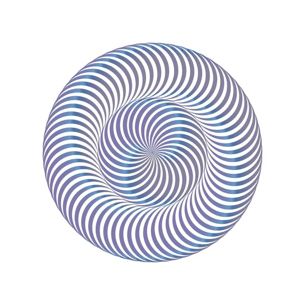 3D扭曲梯度螺旋形 隧道几何与线条 摘要技术在螺旋形循环中的应用 矢量说明 — 图库矢量图片