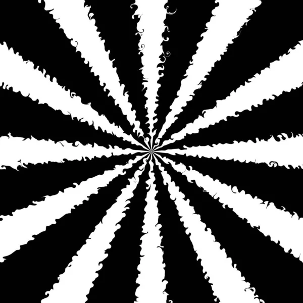 Векторный Фон Ретро Вспышки Солнца Элемент Грубого Дизайна Черный Белый — стоковый вектор