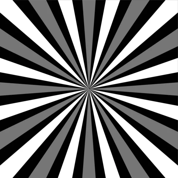 Черно Белый Комический Плакат Rays Retro Векторный Фон Ретро Вспышки — стоковый вектор