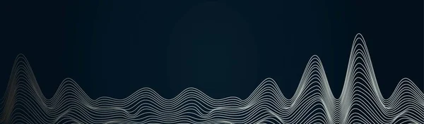 Γραμμικά Διαβαθμιστικά Αφηρημένα Κύματα Αφίσα Vector Design Banner Μινιμαλιστικό Σύγχρονο — Διανυσματικό Αρχείο