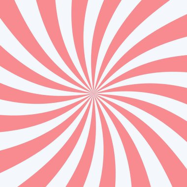 Pembe ışınlar arka plan şekerleme lolipopu. Girdap ışınları patlamasının soyut şekli. Vektör arkaplanı.