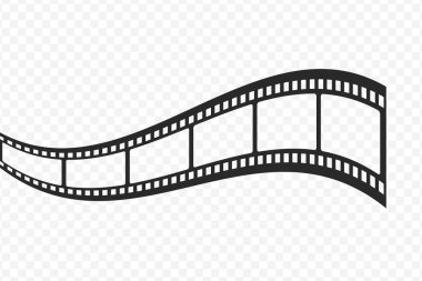 Eski eski kaset video filmleri, Grunge klasik film şeridi fotoğraf çekimi için, Vektör illüstrasyonu.