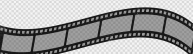 Eski eski kaset video filmleri, Grunge klasik film şeridi fotoğraf çekimi için, Vektör illüstrasyonu.