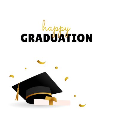 Mezuniyetin kutlu olsun Kara Şapka, Altın Tassel, Hediye