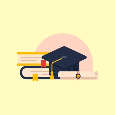 Mezuniyet Töreni Cap, Diploma, Kupa, Kitap ve Madalya